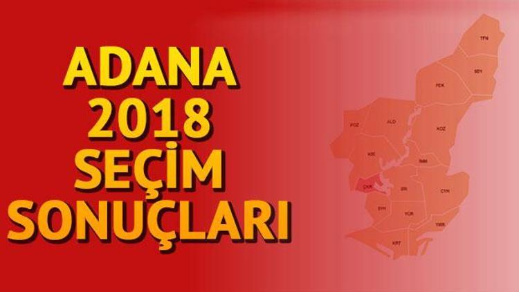 24 Haziran Adana seçim sonuçları | Adanada hangi parti yüzde kaç oy aldı
