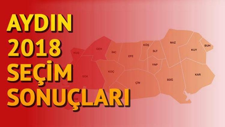 Aydın seçim sonuçları açıklanıyor... İşte Aydın cumhurbaşkanı ve milletvekili seçim sonuçları