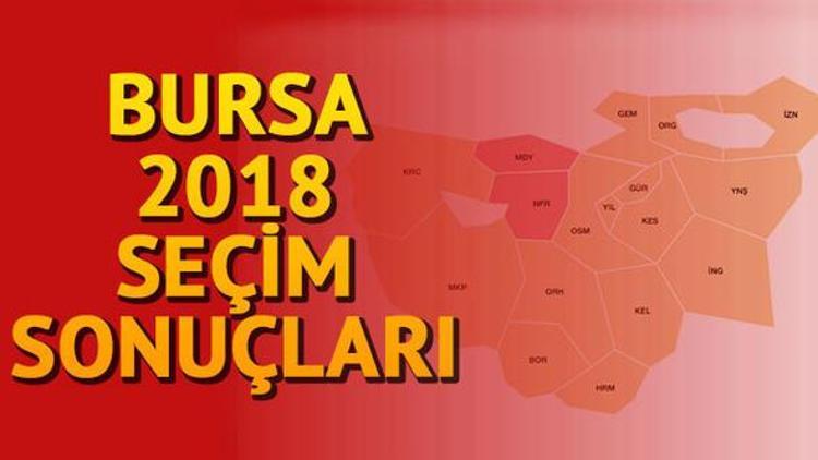 24 Haziran Bursa seçim sonuçları bilgisi.. Bursada hangi parti kaç vekil çıkardı