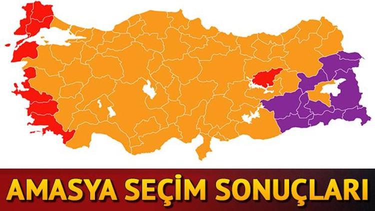 24 Haziran Amasya seçim sonuçları | Amasya Cumhurbaşkanlığı seçimi sonuçları