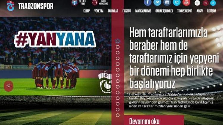 Trabzonspordan imza kampanyası: Yan yana bitişik yazılsın