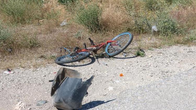 Otomobilin çarptığı bisikleti çocuk öldü