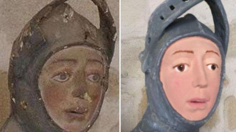 İspanyada korkunç heykel restorasyonu
