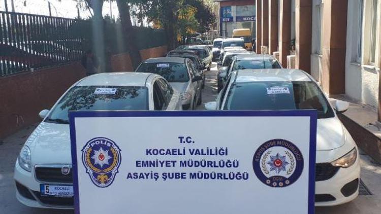 Çetenin çaldığı otomobiller emniyetin parkını doldurdu