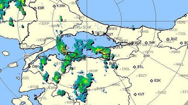 İstanbulda sağanak yağış alarmı