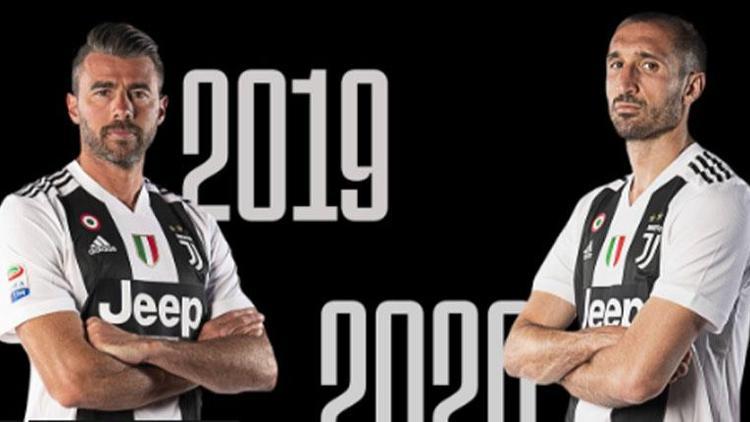 Barzagli ve Chiellini Juventusta kaldı