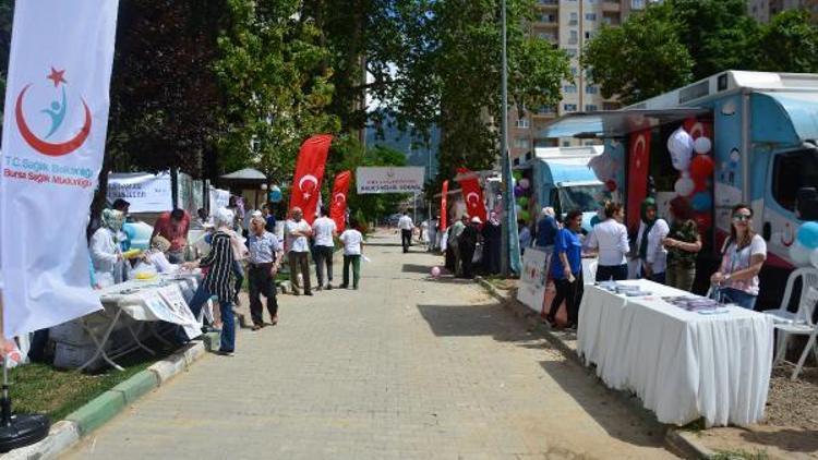 Bursada Halk Sağlığı Sokağı kuruldu