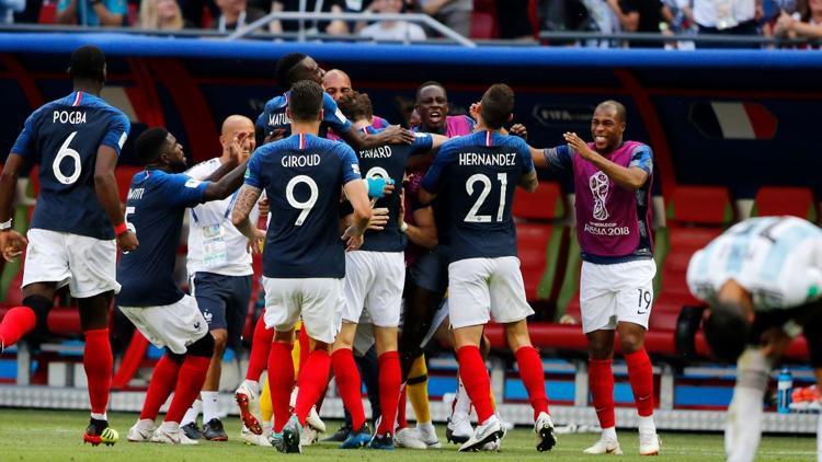Mbappe, Messinin hayallerini yıktı Fransa, Dünya Kupasında çeyrek finalde