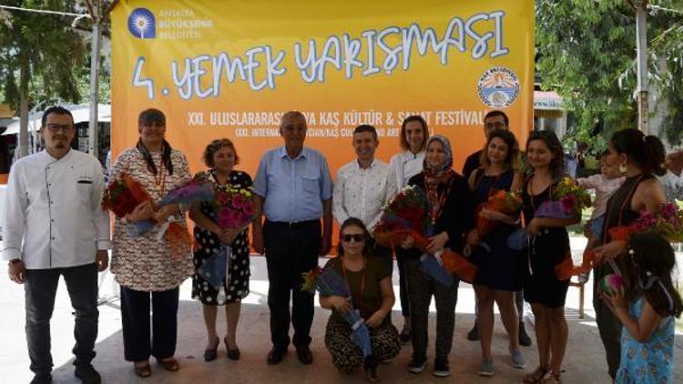 Kaş Yemek Yarışması yapıldı