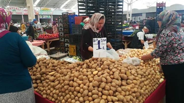 Patateste üreticide 50 kuruş geriledi