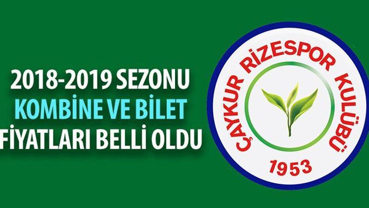 Çaykur Rizespor’da kombine bilet fiyatları belirlendi