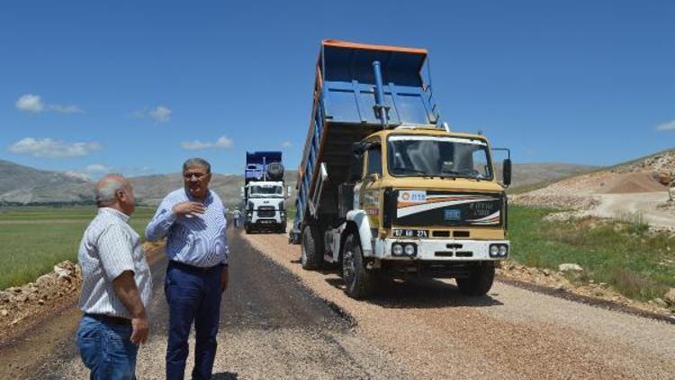 Küçükköy ve Yağca yolu asfaltlanıyor