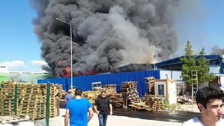 Ankarada Keresteciler Sitesinde yangın (1)