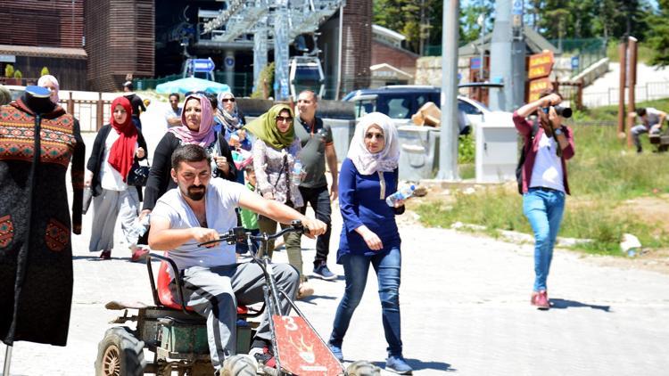 Uludağ’da Arap turist bereketi