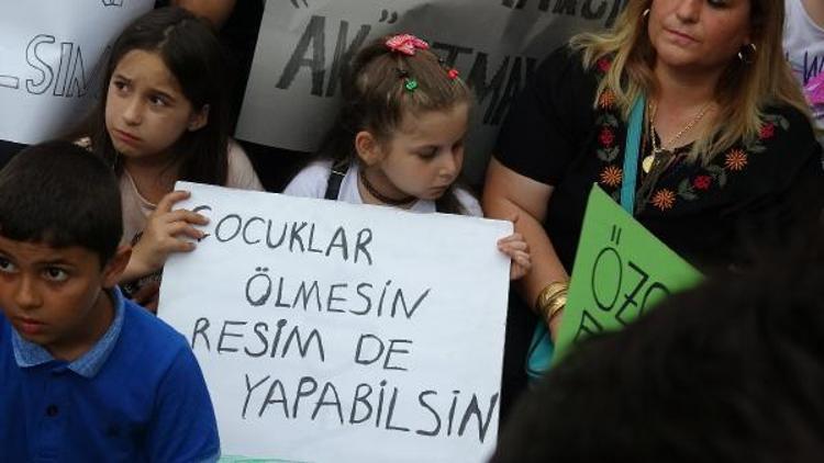 Trabzon ve Artvin’de çocuklara şiddet ve istismar protestosu