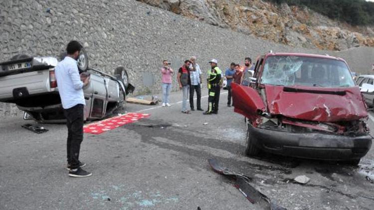 Zonguldakta kaza: 6 yaralı