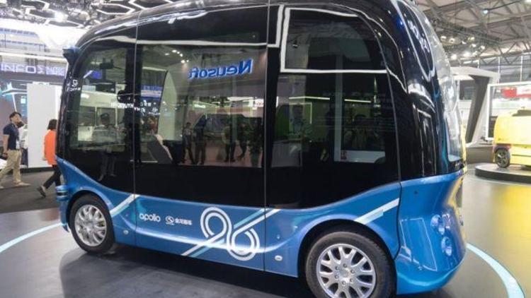 Çinde sürücüsüz otobüslerin seri üretimine başlandı