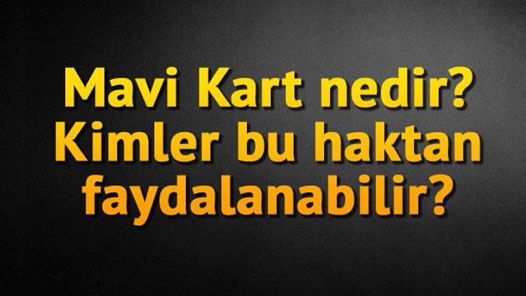 Mavi Kart nedir