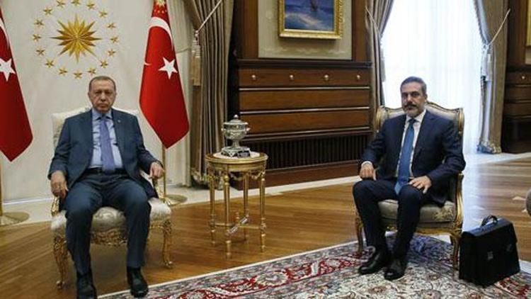 Cumhurbaşkanı Erdoğan, MİT Müsteşarı ile görüştü