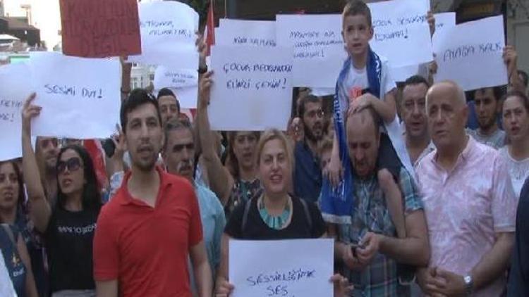 İYİ Partililer çocuk cinayetlerini protesto etti