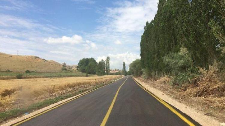 Amasya’da 65 kilometrelik yol asfaltlandı