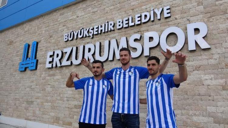 Büyükşehir Belediye Erzurumsporda 3 imza