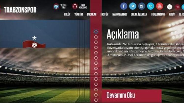 Trabzonspor’dan ‘Esteban’ açıklaması