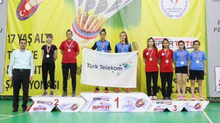 Badmintonda 17 Yaş Türkiye Şampiyonası sona erdi