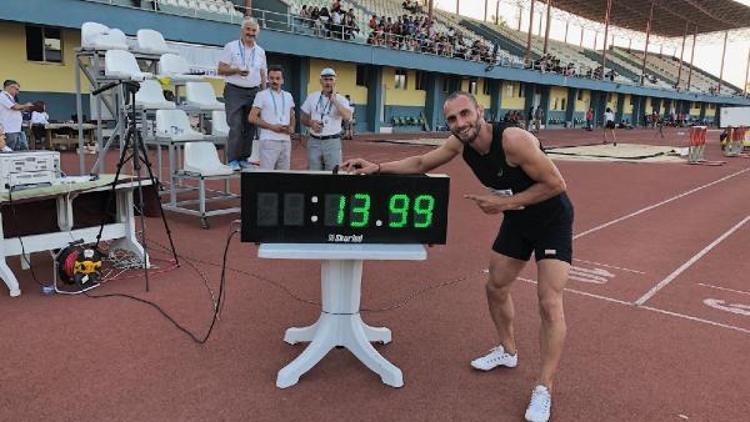 Batuhan Eruygun, 14 saniyenin altına inen ilk sporcu oldu