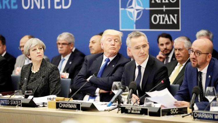 Trump daha gelmeden NATO’yu gerdi
