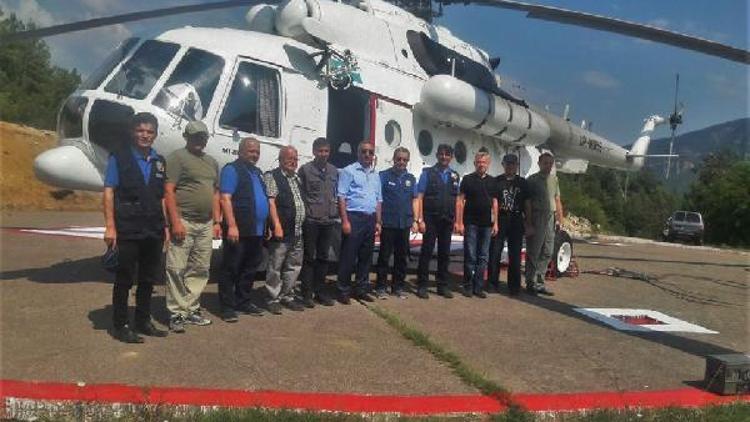 Orman yangın helikopteri göreve başladı