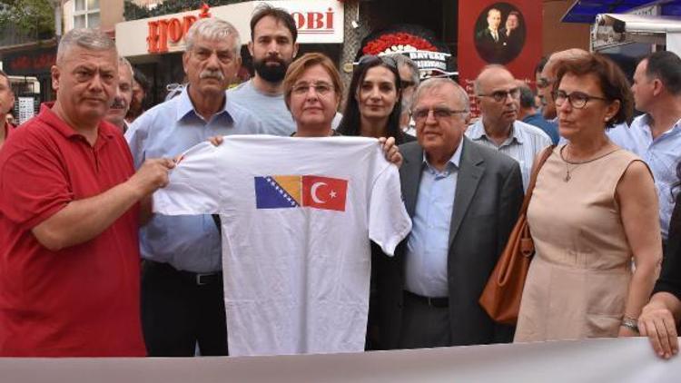 İzmirde, Srebrenitsa Katliamı unutulmadı
