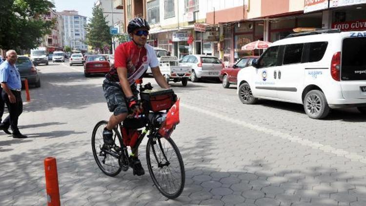 Şehit Ömer Halisdemir için 370 kilometre pedal çevirecek