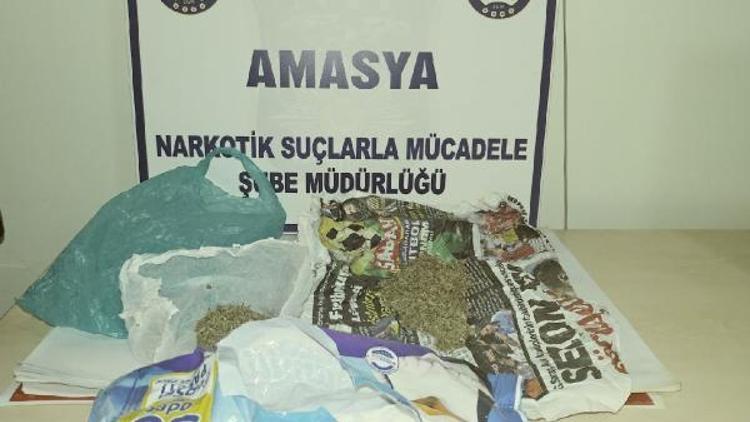 Amasya merkezli uyuşturucu operasyonunda 3 tutuklama