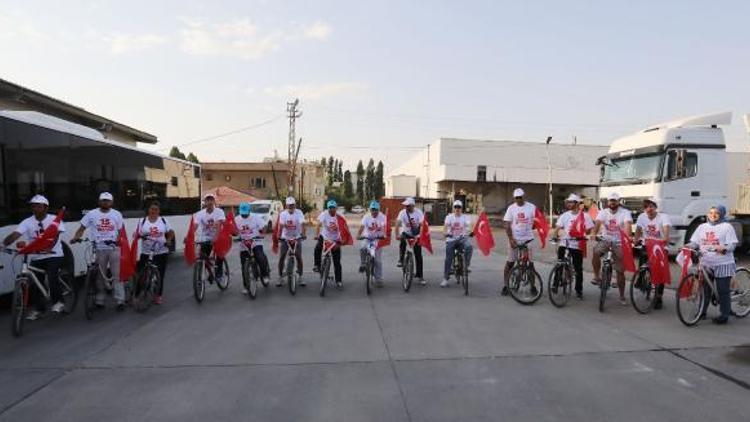 YYÜ Rektörlüğünden 15 Temmuz için bisiklet turu etkinliği