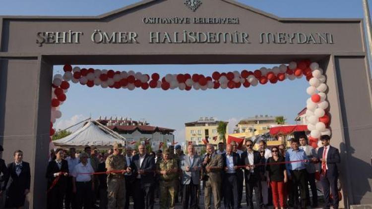 Şehit Ömer Halisdemir Meydanı açıldı