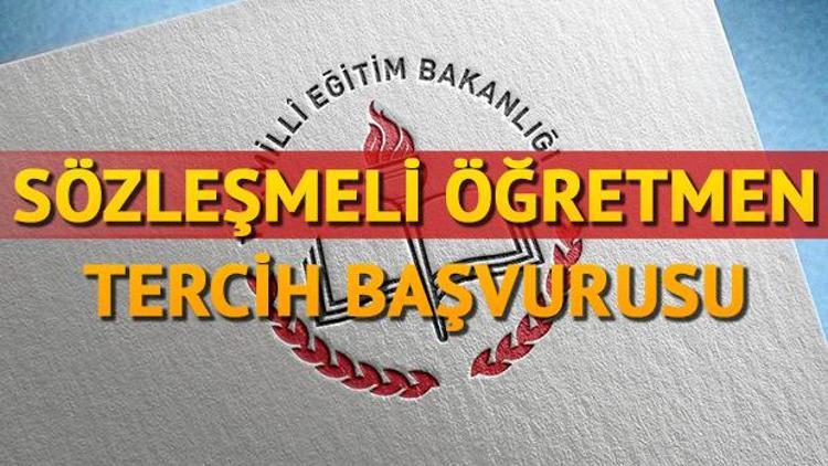 Sözleşmeli öğretmen ilk atama tercih başvurusu MEB üzerinden alınmaya başlandı