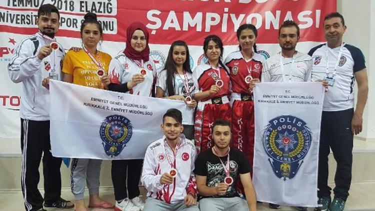 Polisgücü, Kick Boks’da 9 madalya kazandı