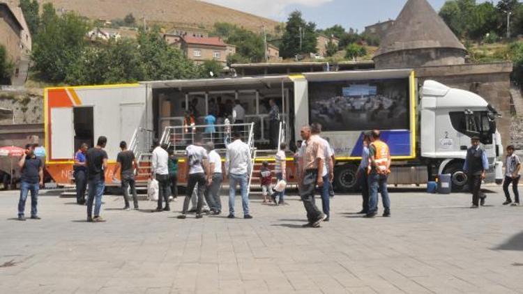 AFAD’ın deprem simülasyon TIR’ı Bitlis’te