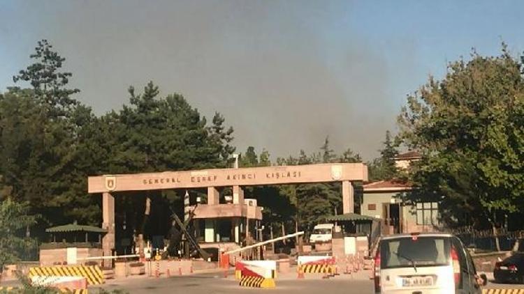 Ankara Eşref Akıncı Kışlasında yangın