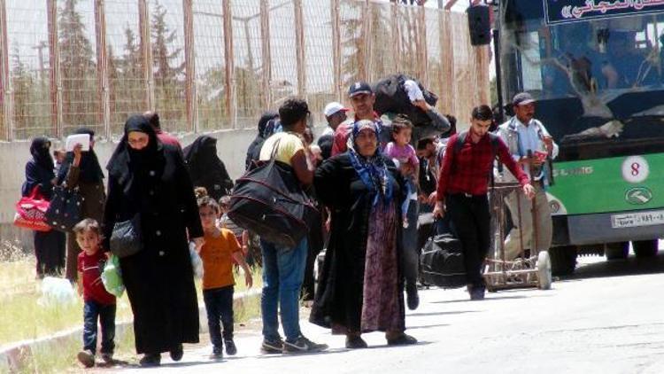 Bayram ziyaretine giden 42 bin Suriyeli döndü