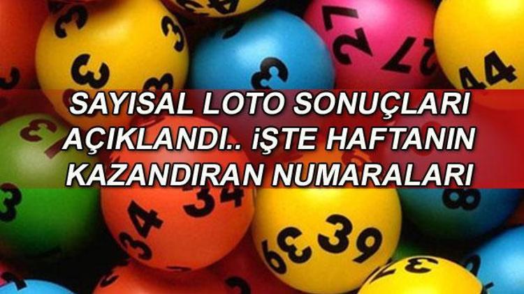 Sayısal Loto artık Çarşamba günleri de oynanacak.. İşte Sayısal Loto sonuçları