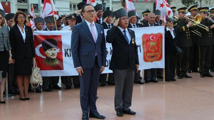 Taksimde Kıbrıs Barış Harekatının 44üncü yıldönümü töreni