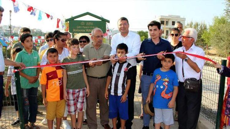 Şehit adı taşıyan park ve muhtarlık açıldı