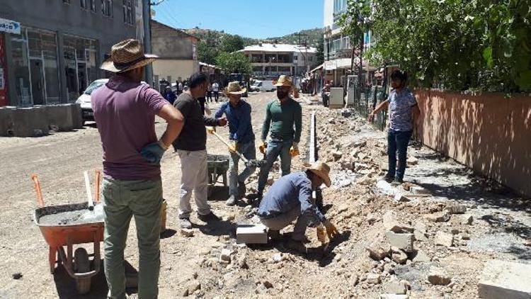 Çukurcada prestij caddesi çalışması