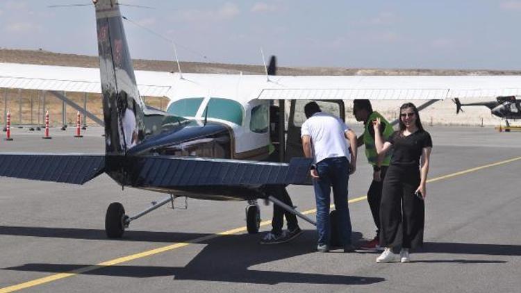 Uçmayan Köy Kalmasın projesiyle köylüler ilk kez uçağa bindi