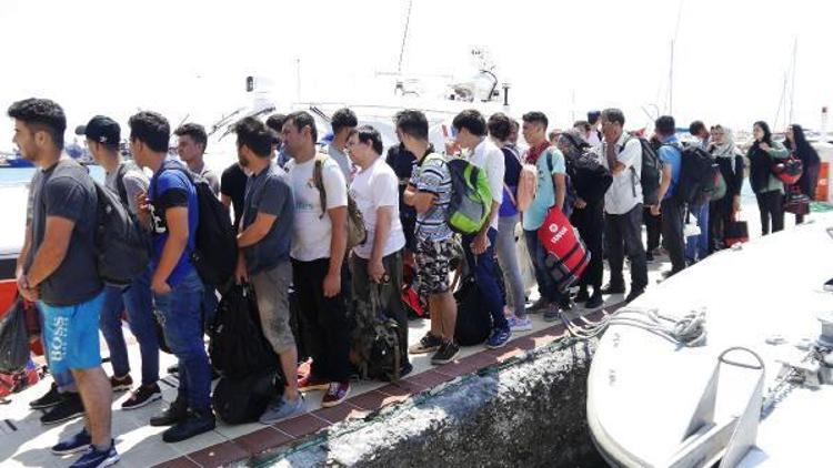 Ayvacıktan Midilliye kaçmaya çalışan 42 göçmen yakalandı