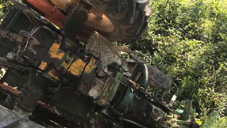 Fındık bahçesine uçan traktörün sürücüsü öldü