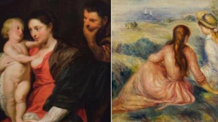 Çalınan Rubens ve Renoir tabloları bulundu