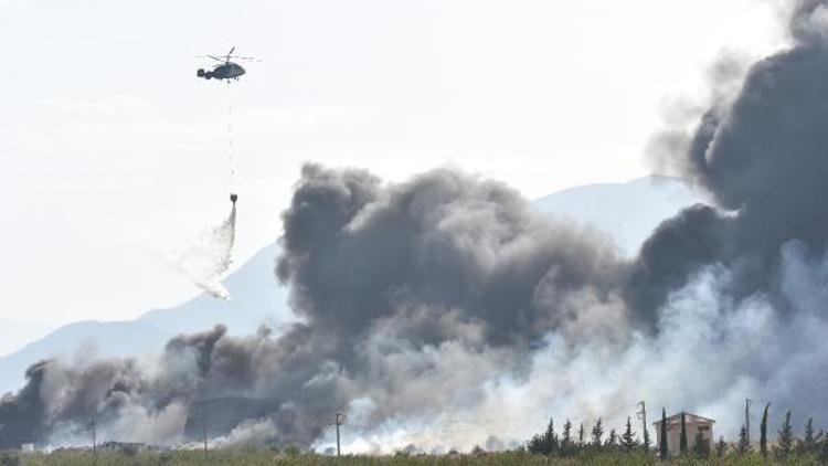 Antalya OSBde izolasyon malzemesi fabrikasında yangın/ Ek fotoğraflar